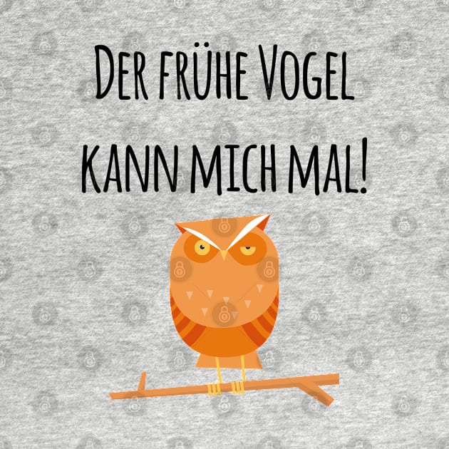 Der frühe Vogel kann mich mal! Verschlafene mürrische Eule by Christine aka stine1